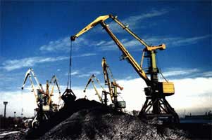 Донецкая об-ть занимает ведущее место по добыче угля